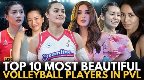 TOP 10 Most BEAUTIFUL Volleyball Players in PVL! .